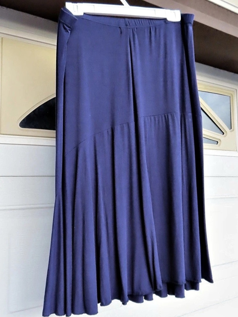Papa Vancouver Blue Bamboo Maxi Skirt